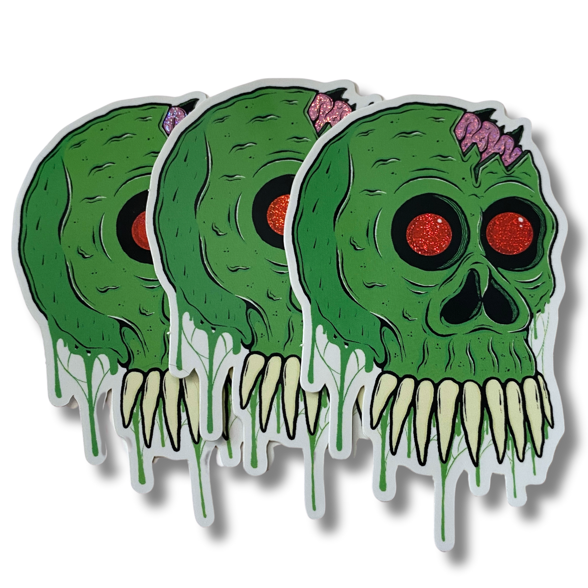 SLIME SKULL STICKER – BAKERZDUZEN