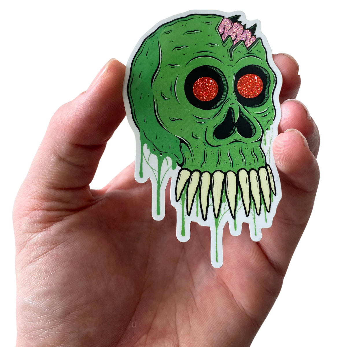 SLIME SKULL STICKER – BAKERZDUZEN