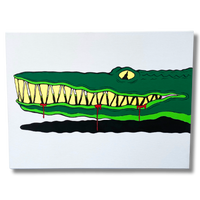 GATOR CANVAS PAINTING