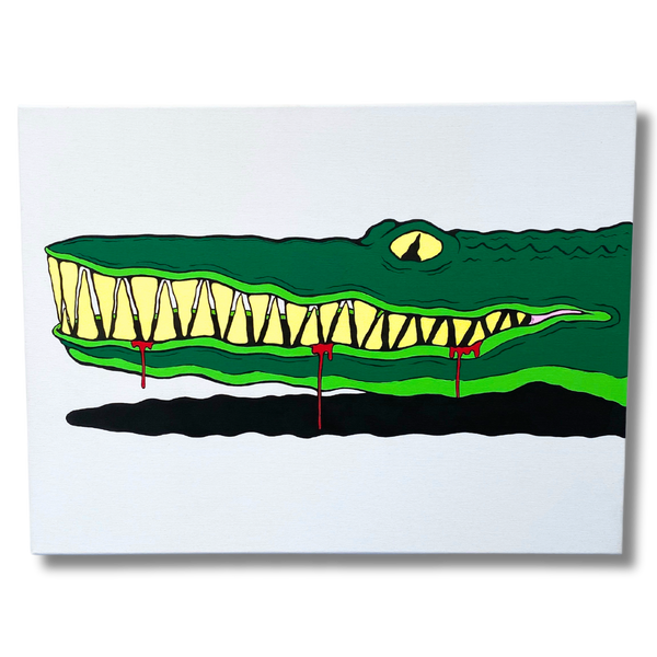 GATOR CANVAS PAINTING