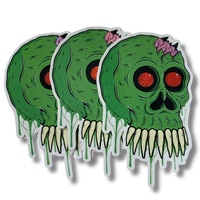 SLIME SKULL STICKER