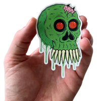 SLIME SKULL STICKER