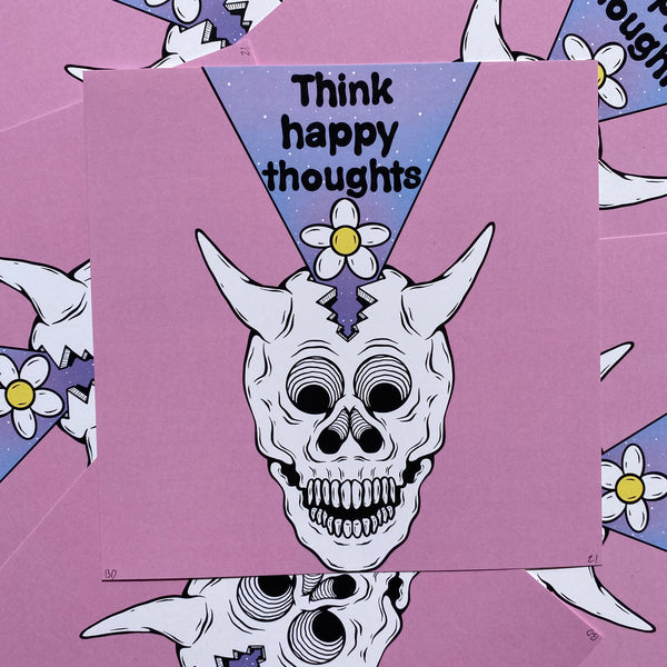 Happy thoughts print